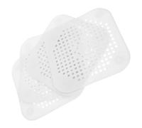 HEMOTON Silicona Protector de Drenaje para Cocina, 4 Piezas, Tapones de Desagüe de Forma Cuadrada, Fáciles de Limpiar y Antiobstrucción