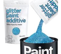 Hemway Ocean Blue holográfica del brillo de la pintura Aditivo Microfino 1/256" 0.1mm para emulsión pinturas al agua - Interior y exterior pared, de techo, de madera - 100 g / 3,5 oz