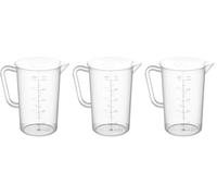 HENDI 567104 Jarra medidora, Claro, 0,5 l (Paquete de 3)