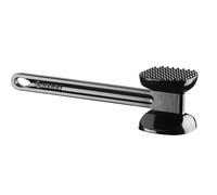 HENDI Ablandador de carne XL, martillo de doble cara, mazo machucador martillo de cocina, para ablandar las carnes, 300x80x(H)80mm, aluminio, negro