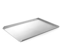 HENDI Bandeja de horno con 3 bordes elevados, formato panadería | Aluminio, apta para horno hasta 250°C, 600x400x(H)20mm, no apta para lavavajillas