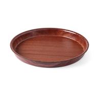 HENDI Bandeja de servicio con diseño de madera - ø420x(H)30 mm