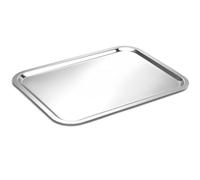 HENDI Bandeja de servicio, para HENDI Bandeja térmica 424155, Catering, Plato de sándwich, 395x283mm, Acero inoxidable