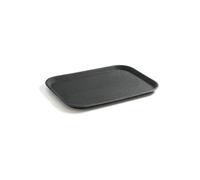 HENDI Bandeja de Servicio Rectangular, Superficie Antideslizante, GN 1/1, 530x325x(H) 20mm, Polipropileno, Negro