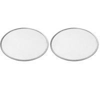 HENDI Base Bandeja Rejilla Malla Pizza, Rejilla redonda para hornear pizzas uniformemente, más crujientes, Bandeja redonda de malla para pizzas, horno, Diámetro 300 mm, Aluminio (Paquete de 2)
