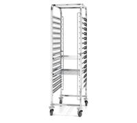 Hendi Carro bandejero 600x400 mm · 15 niveles · 150 kg · 515x680x1710 mm · Acero inoxidable