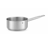 HENDI Cazo/Cacerola de Cocina sin Tapa, Fondo de Inducción Encapsulado, Apto para Todas las Fuentes de Calor y Lavavajillas, Mango Frío de 200mm, 2,9L, Ø200xH95mm, Acero Inoxidable