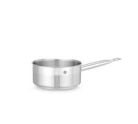 HENDI Cazo de cocina sin tapa, con fondo de inducción continuo, apta para todas las fuentes de calor y el lavavajillas, con mango que se mantiene frío, 2 L, ø180x(h)80 mm, acero inoxidable