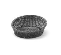 HENDI Cesta de repostería con ángulos redondeados - Negro - ø310x(H)120 mm