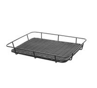 HENDI Cesta de repostería con borde de acero inoxidable - Negro - 400x300x(H)50 mm