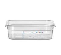 HENDI Contenedor de almacenamiento Gastronorm 1/2 - HACCP - Transparente - 6.5 L - 325x265x(H) 100 mm