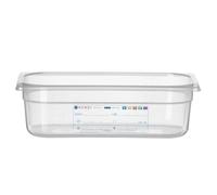 HENDI Contenedor de almacenamiento Gastronorm 1/3 - HACCP - Transparente - 4 L - 325x176x(H) 100 mm