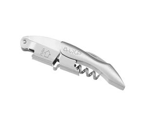 HENDI Cuchillo Kelner, barup, con abrebotellas, sacacorchos, cortador de láminas, palanca, abrebotellas de vino, cuchillo sommelier, acero inoxidable (L) 120 mm