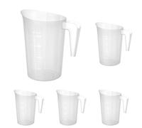 HENDI Jarra medidora apilable - 2 L - ø160x(H)205 mm (Paquete de 5)