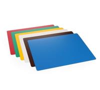 HENDI Juego de alfombrillas de corte con certificación HACCP (6 unidades) - 380x305x(H)1 mm