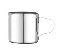 HENDI Mini jarra de crema/leche, capacidad de 30 ml, cremera, contenedor vertedor dispensador pequeño para crema, natas, leche, ⌀35x(H)35mm, acero inoxidable
