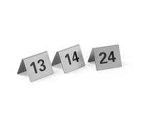 HENDI Números de mesa - Números 13-24 - 50x35x(H)40 mm