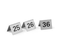HENDI Números de mesa - Números 25-36 - 50x35x(H)40 mm
