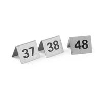 HENDI Números de mesa - Números 37-48 - 50x35x(H)40 mm
