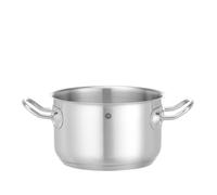 HENDI Olla de cocina, mediana, sin tapa, caldero, cacerola, apta para fogones de gas, de inducción, eléctricos y de cerámica, apta para el lavavajillas, 1,8L, ø160x(H)95mm, acero inoxidable