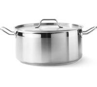 HENDI, olla para asar con tapa, acero inoxidable, 320x150 mm, 12 litros. Línea Profesional