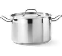 HENDI: Olla para carne con tapa, acero inoxidable, 240x150 mm, 7 litros. Línea Profesional
