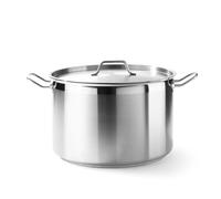 HENDI, olla para carne con tapa, acero inoxidable, 360x230 mm, 23,5 litros. Línea Profesional