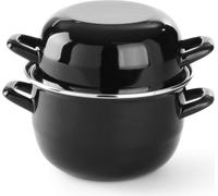 HENDI, olla para mariscos, 2,3 litros, 180 mm, esmaltada en