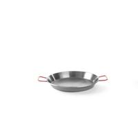 HENDI Paellera, ⌀340x(H) 50mm | Acero al carbono, base ⌀280mm, 2 asas, hasta 250°C, para 6 raciones