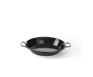 HENDI Paellera esmaltada para cocinar y servir, ⌀200x(H) 36mm, acero al carbono esmaltado