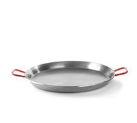 HENDI Paellera para paella y parrilladas, compatible con Fiesta 600, ⌀600x(H) 40mm, acero al carbono