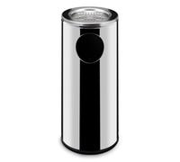 HENDI Papelera de pie con cenicero - 33 L - ø240x(H)660 mm