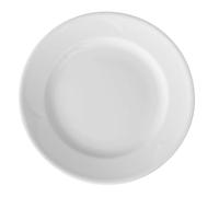 HENDI Plato de Cena, plato llano, bordes reforzados, esmalte de calidad, resistente a los impactos y al desgaste, apto para el microondas y el lavavajillas, ø320mm, porcelana blanca