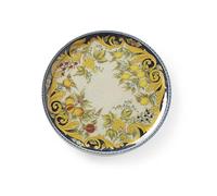 HENDI Plato de Pizza Redondo en Porcelana Vidriada con Motivo Barocco, Plato para Servir Pizza, Apto para Microondas y Lavavajillas, ⌀310mm, Multicolor