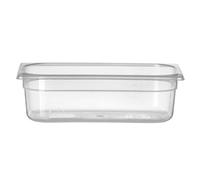 HENDI Recipiente Gastronorm 1/3 - PP - Transparente - 4 L - 325x176x(H) 100 mm