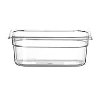 HENDI Recipiente Gastronorm 1/4 - PC - Transparente - 2.8 L - 265x162x(H) 100 mm