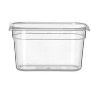 HENDI Recipiente Gastronorm 1/4 - PP - Transparente - 4 L - 265x162x(H) 150 mm