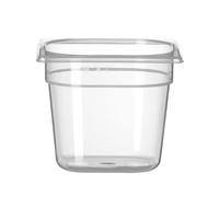 HENDI Recipiente Gastronorm 1/6 - PP - Transparente - 2.4 L - 176x162x(H) 150 mm