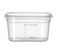 HENDI Recipiente Gastronorm GN 1/4 HACCP, 3,5L
