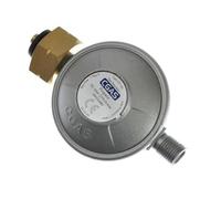 HENDI Regulador de Presión de Gas 50 mBar, para gases LPG, Propano, Butano, Parrillas, Barbacoas y Cocinas, Fogones de Gas Hokker, 107x64x(H)44mm