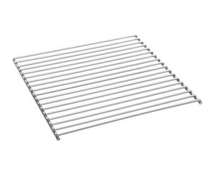 HENDI Rejilla superior para las parrillas de carbón de HENDI Patio y Resto modelos 150603-150801, para Grill, barbecues, parrillada, 345x345mm, acero cromado