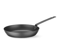 HENDI Sartén de freír, apta para inducción y horno hasta 220°C, fondo: ø205mm, con recubrimiento antiadherente natural después de curar, 490x264x(H)95mm, acero al carbón