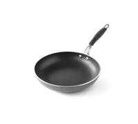 HENDI Sartén de freír, apto para todas las fuentes de calor y hornos hasta 260 °C, recubrimiento antiadherente, mango remachado muy cómodo, base 200 mm, diámetro 260x(h) 52 mm, aluminio