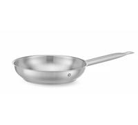 HENDI Sartén de Freír sin Tapa, 2 L, Fondo Sandwich de Inducción, Apto para Gas, Eléctrica, Cerámica, Inducción y Lavavajillas, Mango Largo Anticalor, Ø240x(H) 50mm, Acero Inoxidable y Aluminio