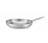 HENDI Sartén de Freír sin Tapa, 4,2 L, Fondo Sandwich de Inducción, Apto para Gas, Eléctrica, Cerámica, Inducción y Lavavajillas, Mango Largo Anticalor, Ø320x(H) 59mm, Acero Inoxidable y Aluminio