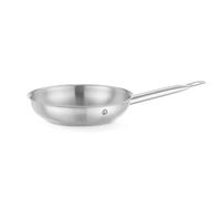 HENDI Sartén para freír Kitchen Line ⌀200 mm | Acero inoxidable, fondo sándwich encapsulado, acabado satinado, ⌀200x(H)45mm, base ⌀150mm