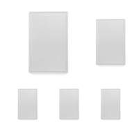 HENDI Schneidbretter HACCP Gastronorm 1/1, Blanco, GN 1/1 (Paquete de 5)