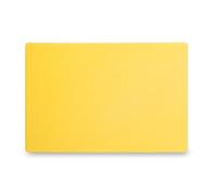 HENDI Tabla de cortar HACCP Amarillo, para aves crudas, ambos lados utilizables, 450x300x(H)13mm, polietileno HDPE