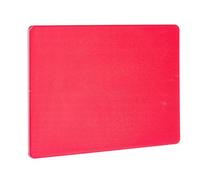 HENDI Tabla de cortar, HACCP, ambos lados lisos y utilizables, minimiza el embotamiento de los cuchillos, tabla de corte de cocina, 450x300x(H)10mm, plástico LPDE, rojo