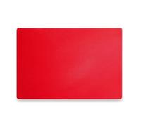 HENDI Tabla de cortar HACCP Rojo, para carne cruda, ambos lados utilizables, 450x300x(H)13mm, polietileno HDPE